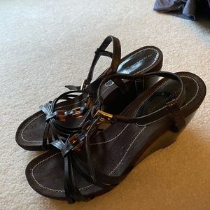 Bandolino vintage wedge heels